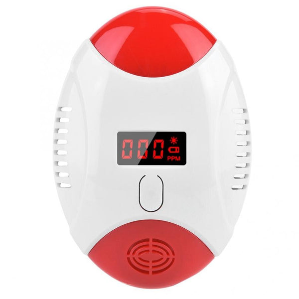 Wireless wall mounted carbon monoxide alarm