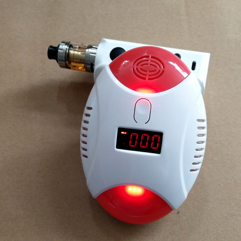 Wireless wall mounted carbon monoxide alarm