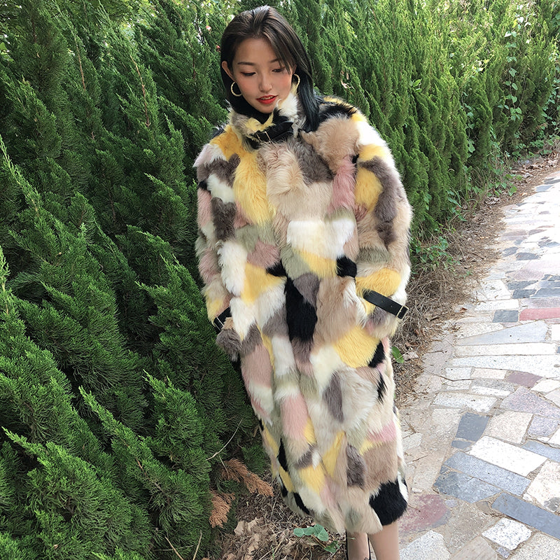 Fun and Exclusive Thin Fur Coat