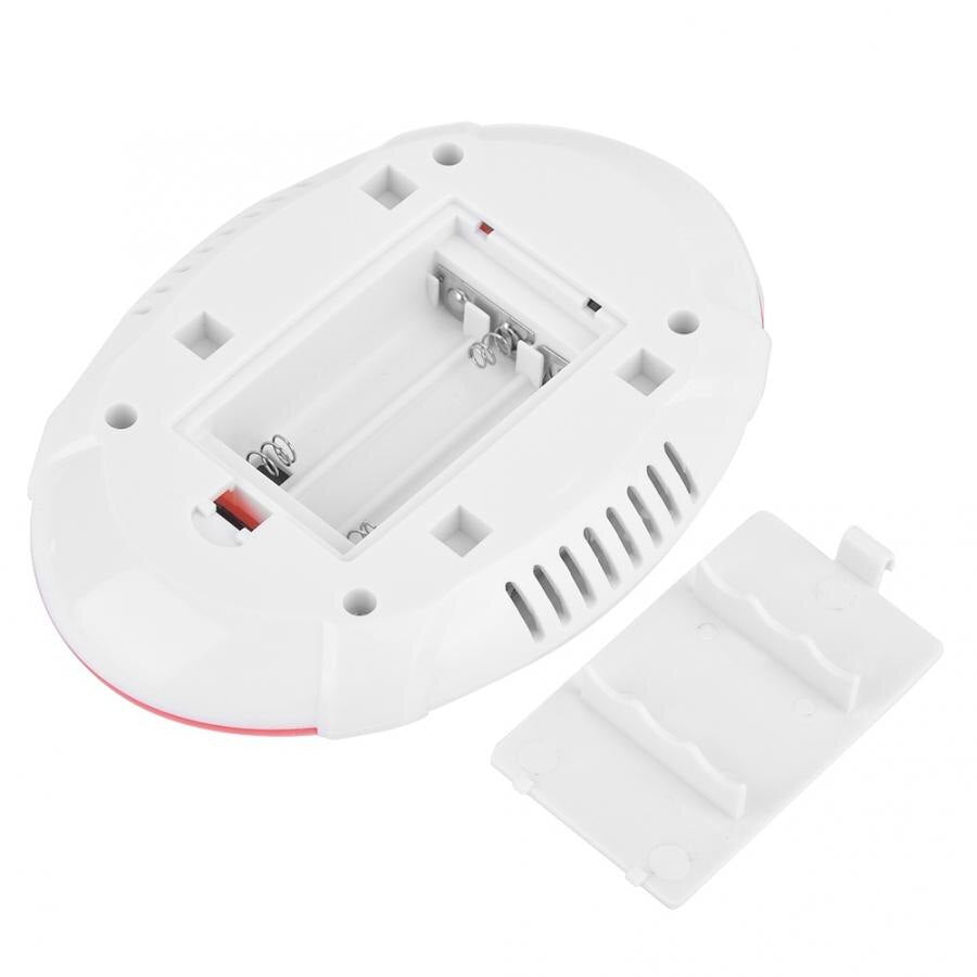 Wireless wall mounted carbon monoxide alarm