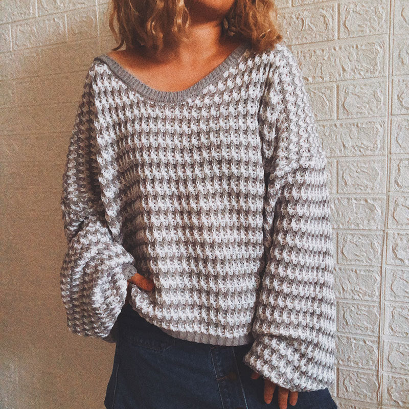 The Striped  Knit Sweater