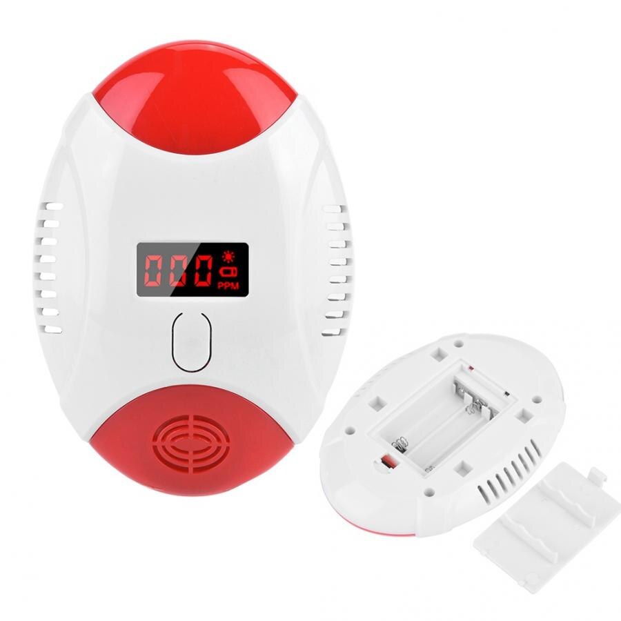 Wireless wall mounted carbon monoxide alarm