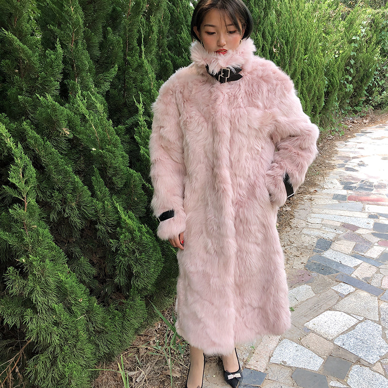 Fun and Exclusive Thin Fur Coat