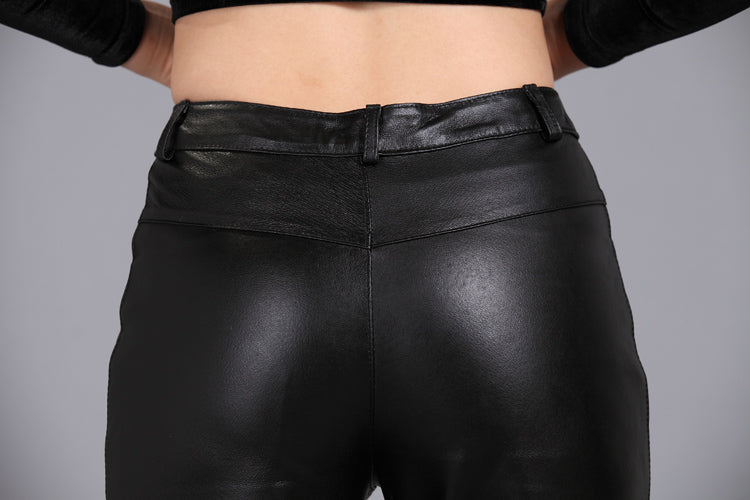 Bootcut Leather Suit Pants