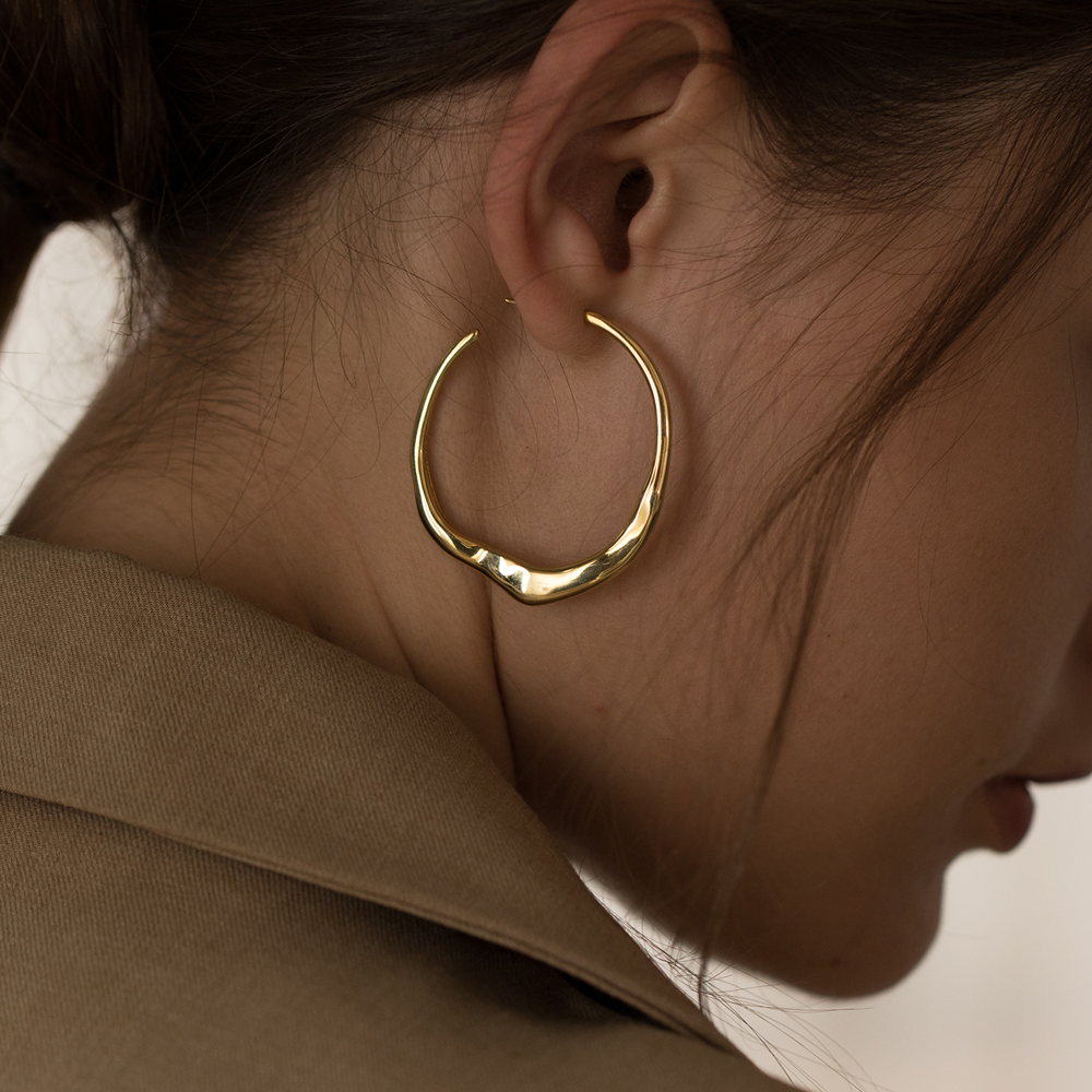 The Circle Gold Earrings