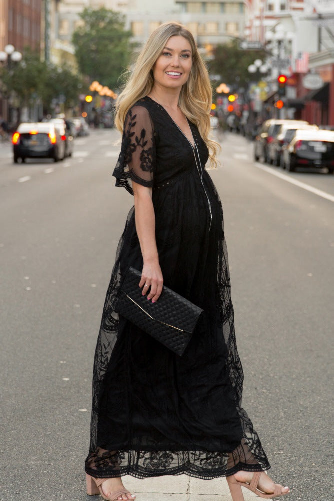 The Lace Mopping Pregnant Dress