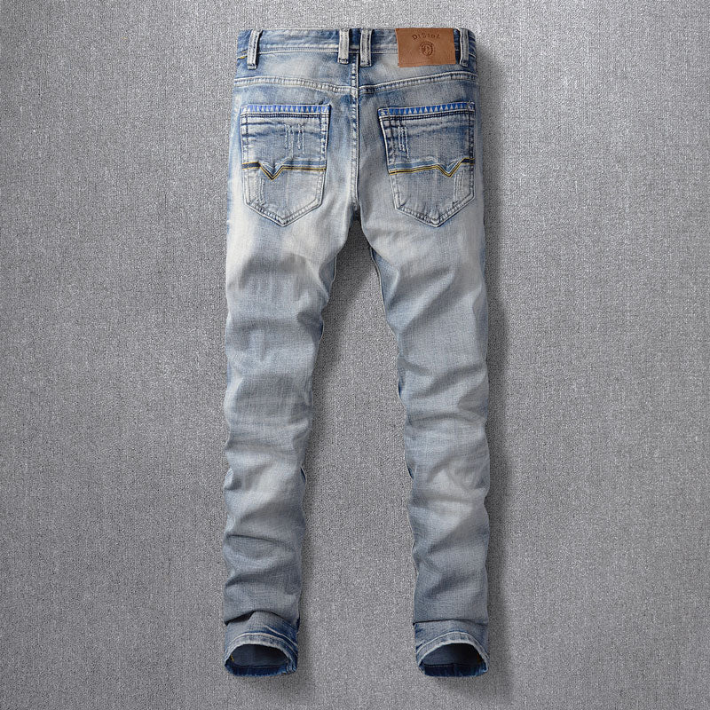 Vintage Ripped Men's Jeans