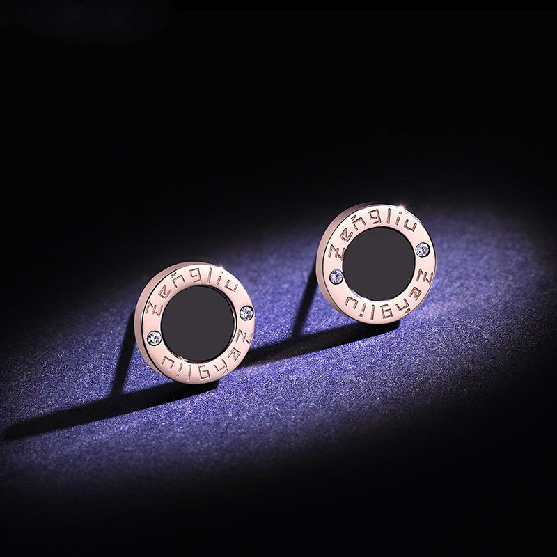 The Black ear studs