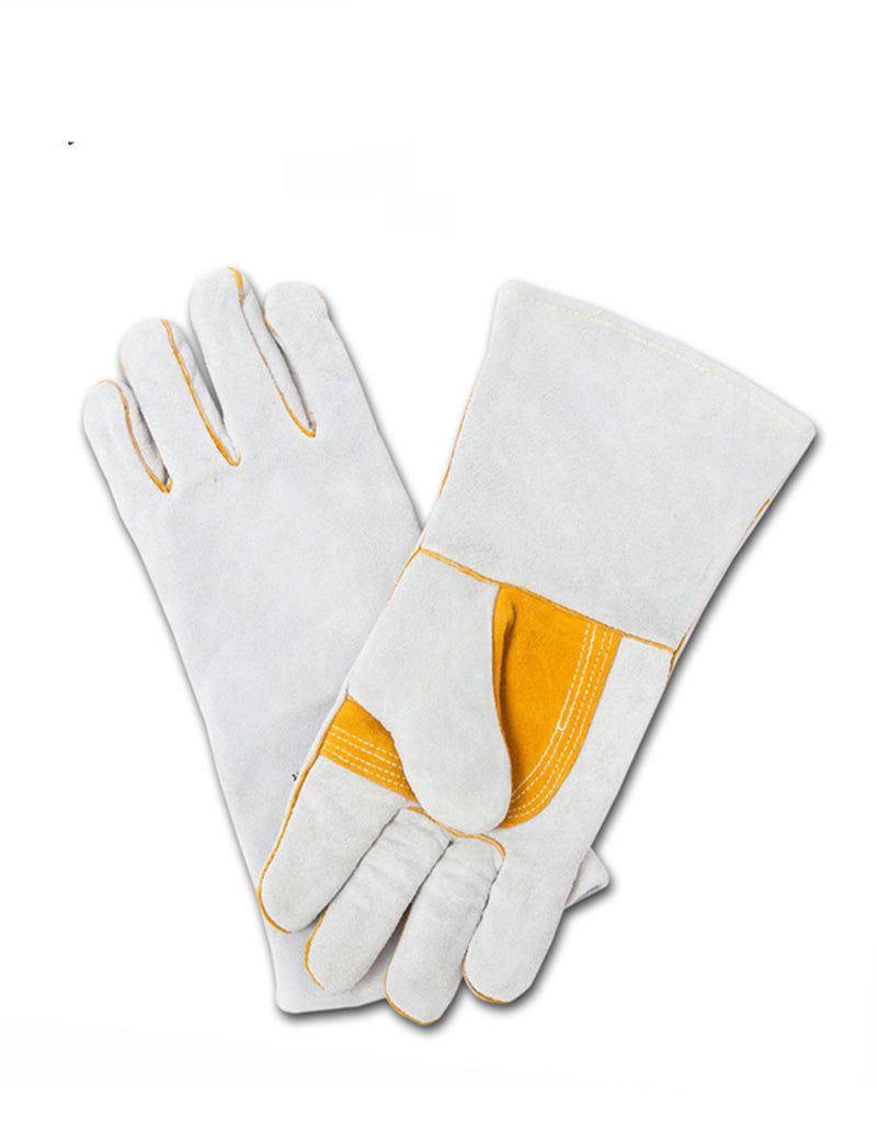 Welder cowhide protective gloves
