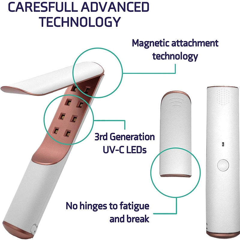 Portable UV disinfection stick