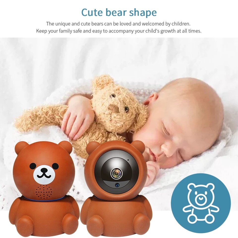 The Bear IR Night Vision Home Security Camera