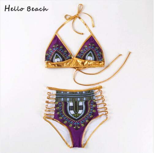 Bandage bodysuit African Style Swimwear