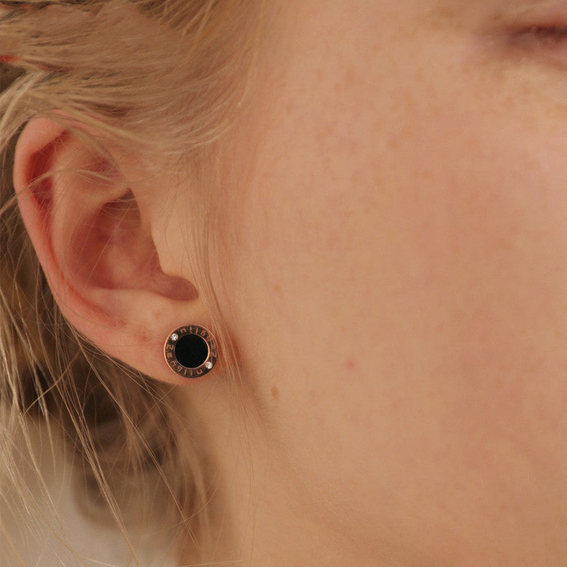 The Black ear studs