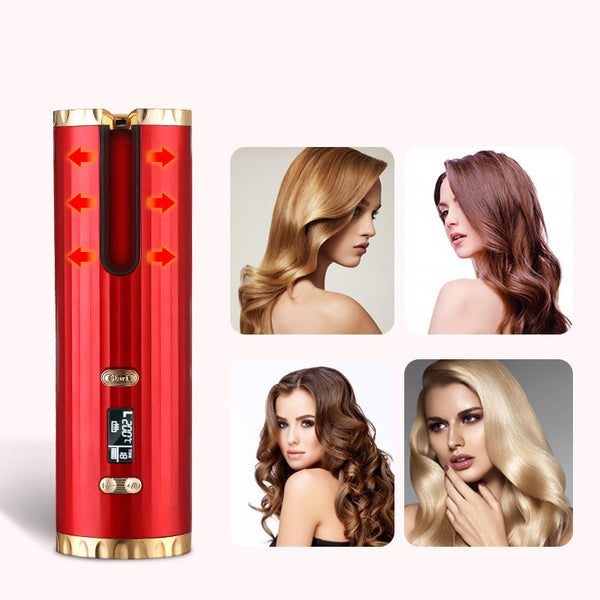 The wireless smart curling iron