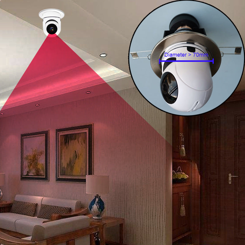 Bulb WIFI Home Security Camera