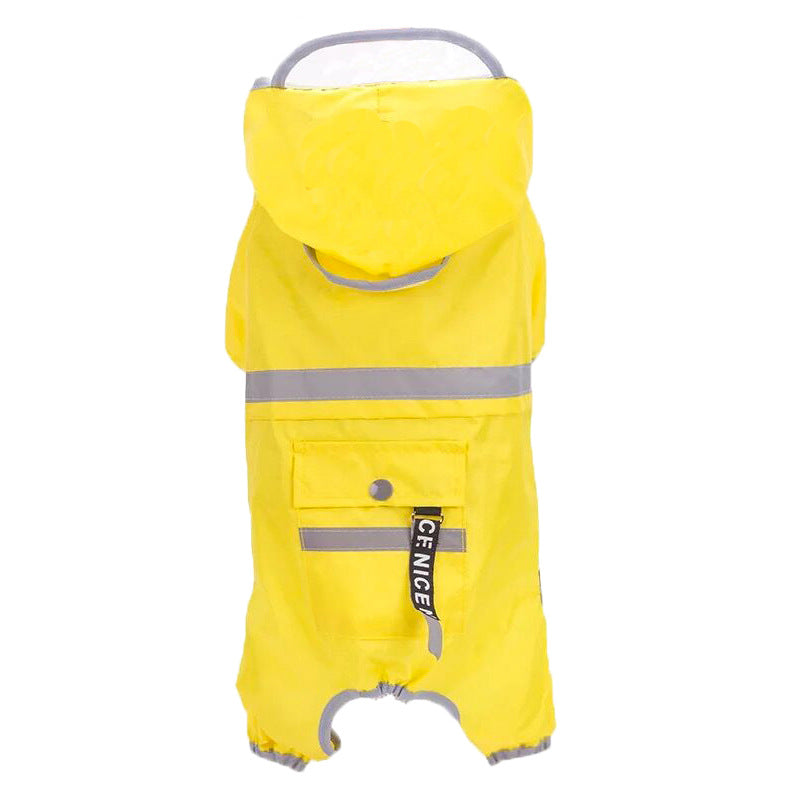 Four Legged Waterproof Pet Raincoat