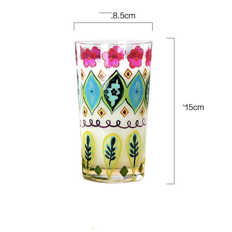 Style Painted Cocktail Glass Goblet
