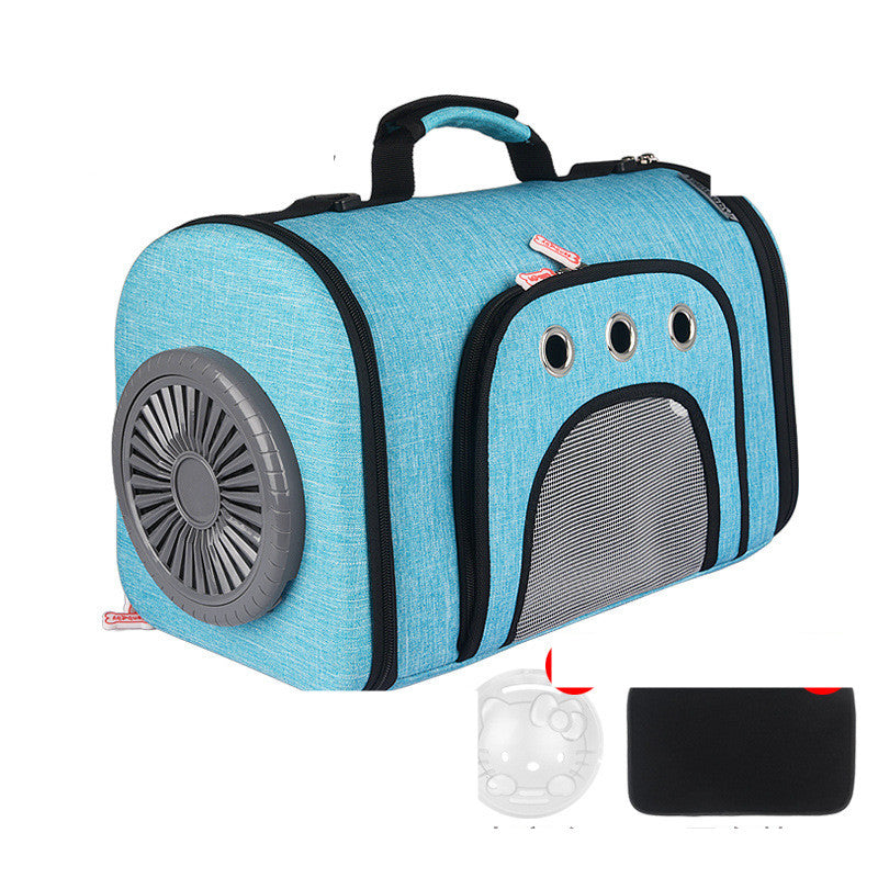 Fan Side Mesh Ventilation Pet Bag