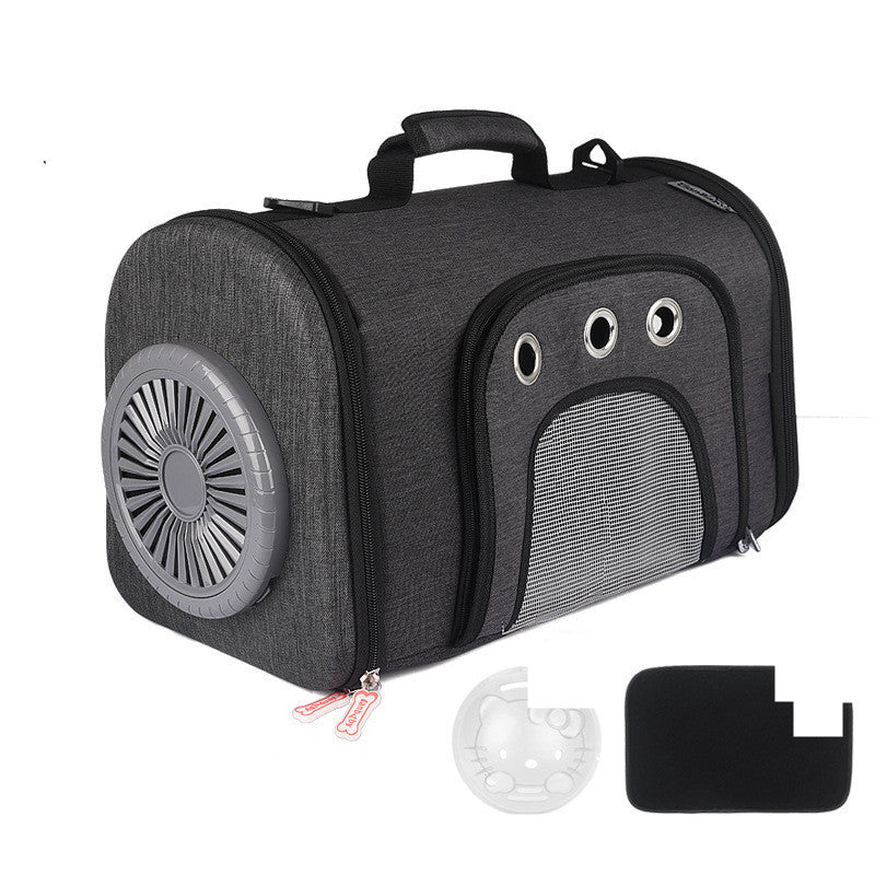 Fan Side Mesh Ventilation Pet Bag