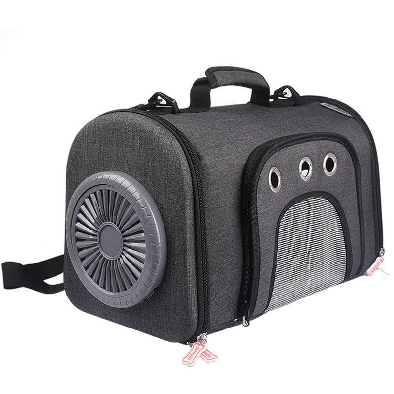 Fan Side Mesh Ventilation Pet Bag