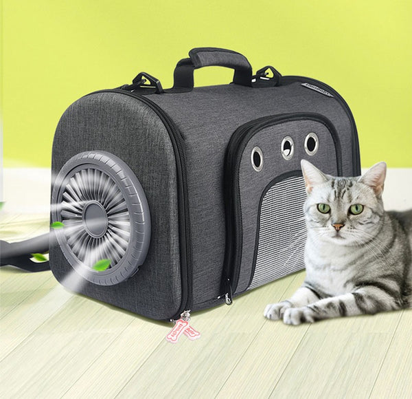 Fan Side Mesh Ventilation Pet Bag