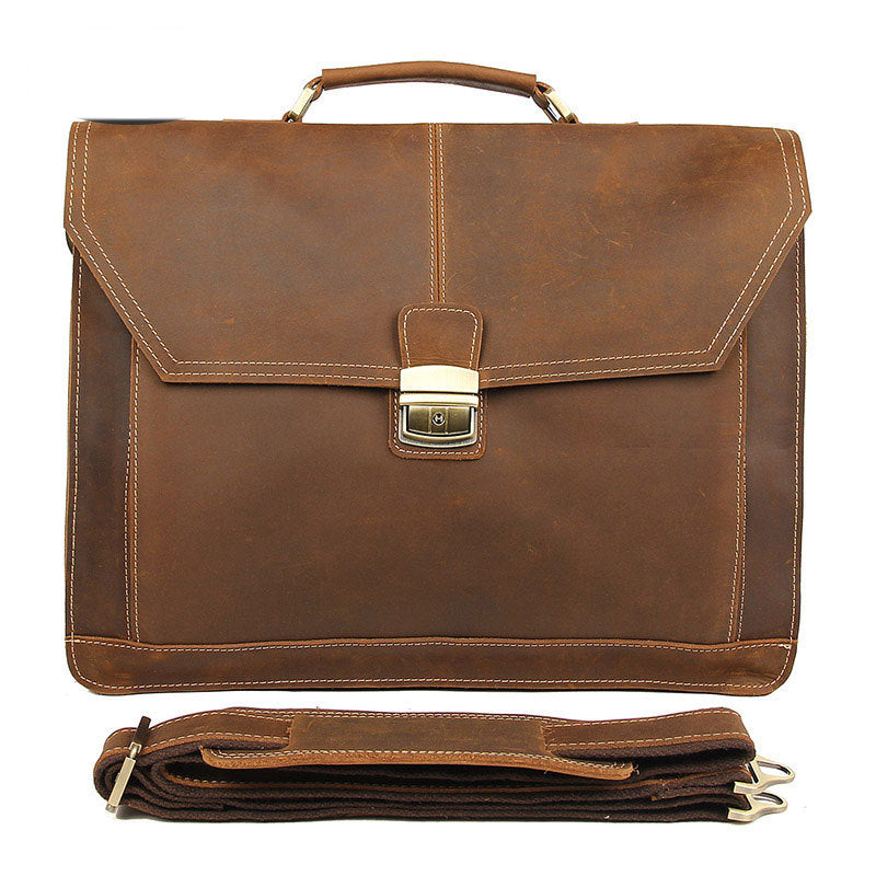 The Crazy Horse Leather Briefcase