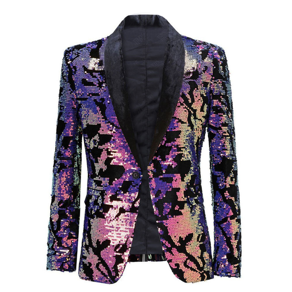 The Angelo Sequin Slim Fit Blazer