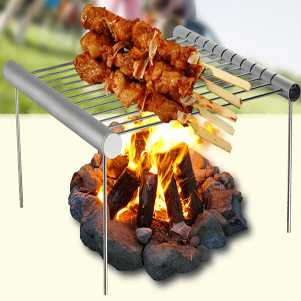 Portable Mini Barbecue Retractable Stand