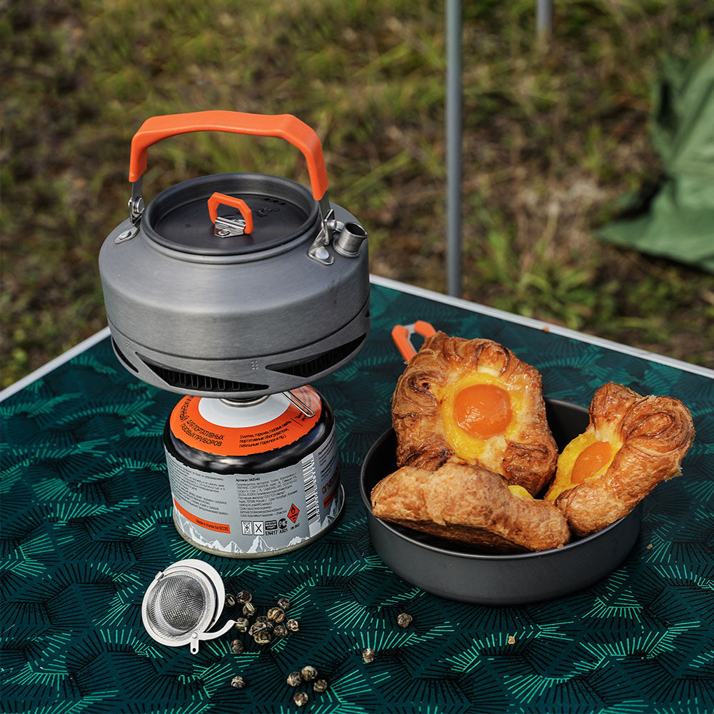 Portable Camping Cookware Heat Collection Set