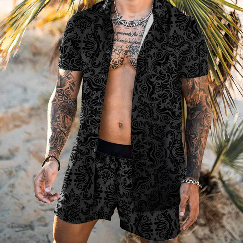 Hawaiian Beach Style Two-Piece Suit