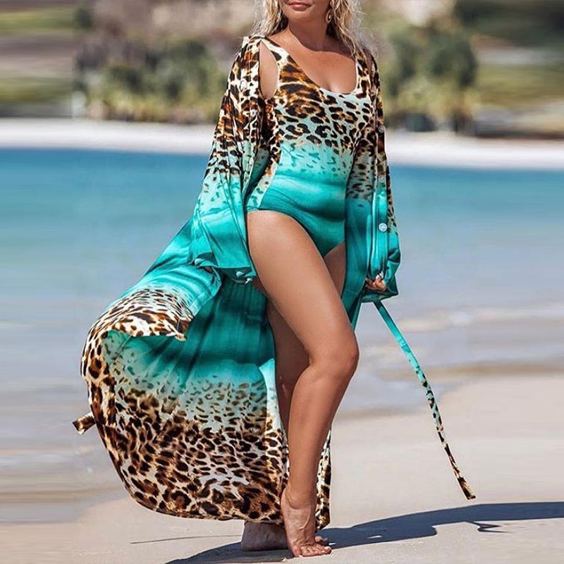 S3xy Leopard Swimwear  Blouse