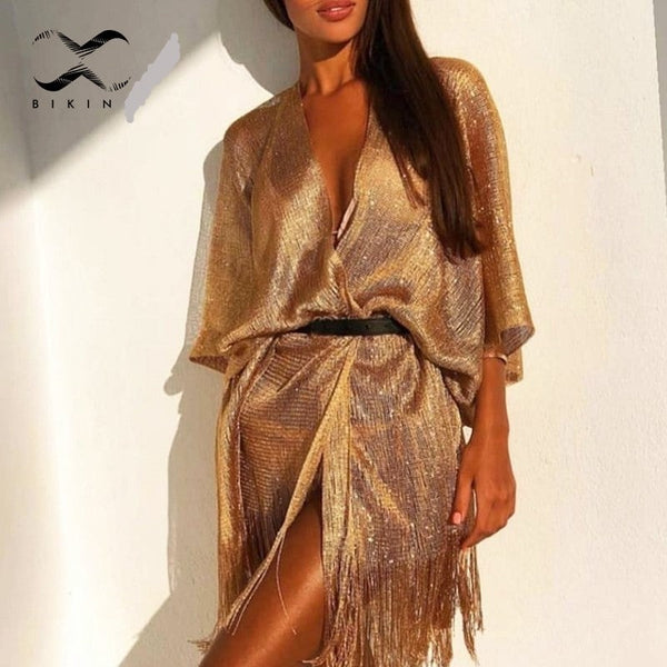 The Tassel bikini cover up