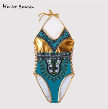 Bandage bodysuit African Style Swimwear