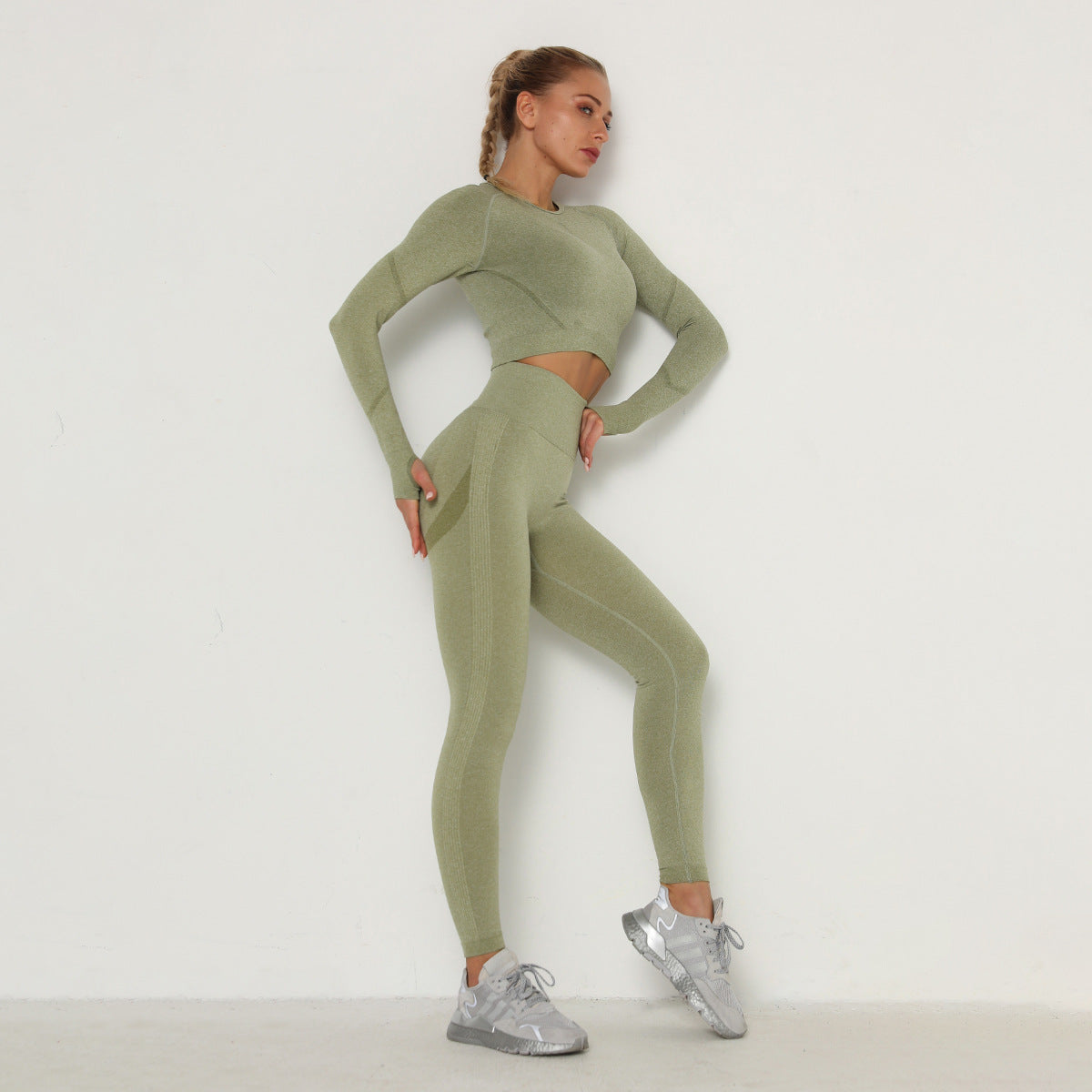 High-waisted And Slim-fitting Yoga Suit