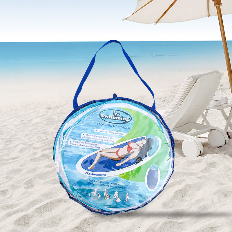 Inflatable beach lounge chair