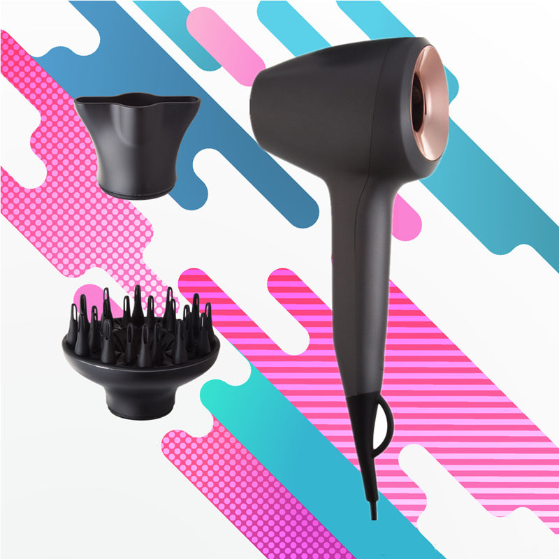 Intelligent induction negative ion high-power hair dryer