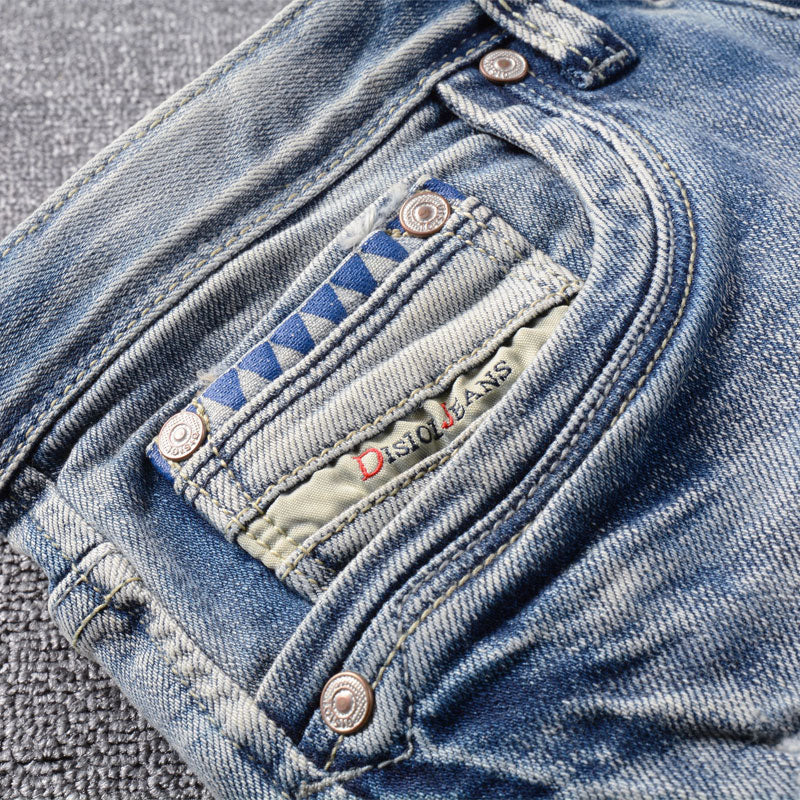 Vintage Ripped Men's Jeans