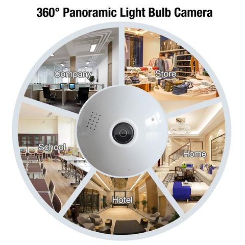 LED Light Bulb Spy Camera