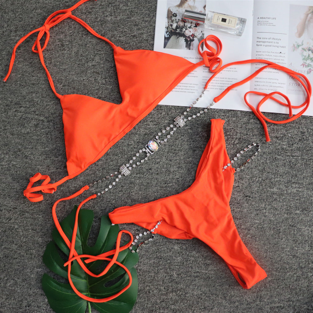 In-Vogue Rhinestone  Swimsuit