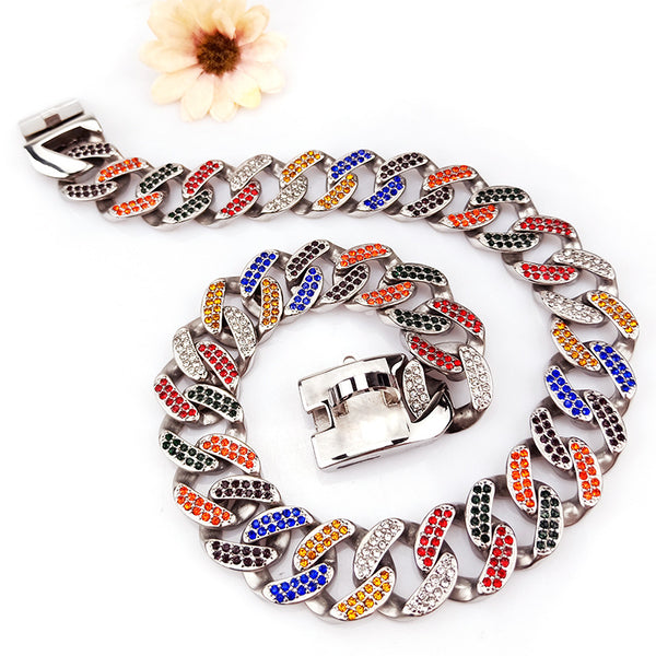 Exclusive Pet Collar Metal Chain