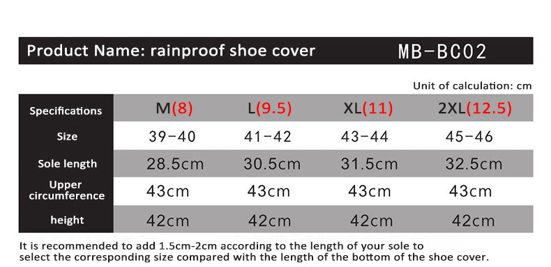 Motorcycle Shoe Cover Rainproof