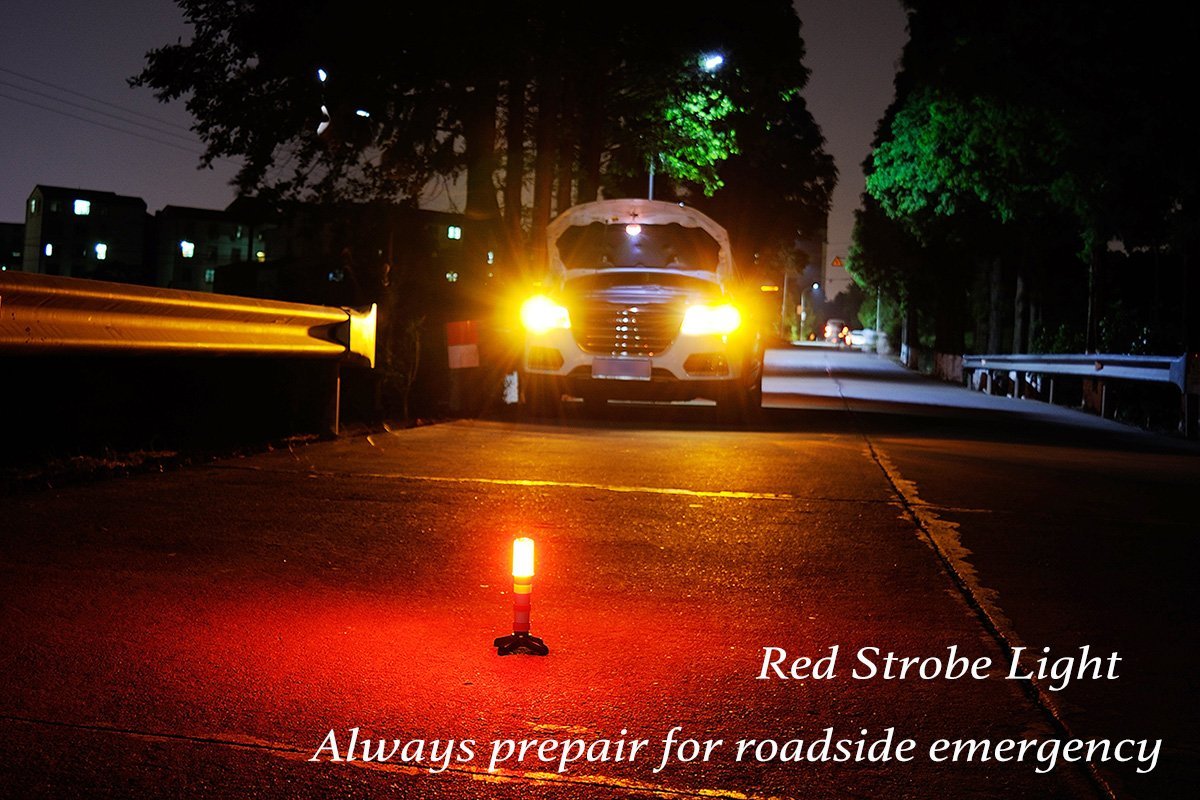 3-Light Mode Road Flashing Emergency Strobe Light