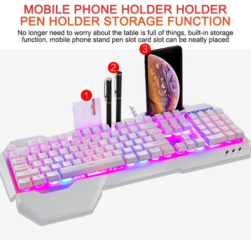 Ergonomic Wired Gaming Keyboard