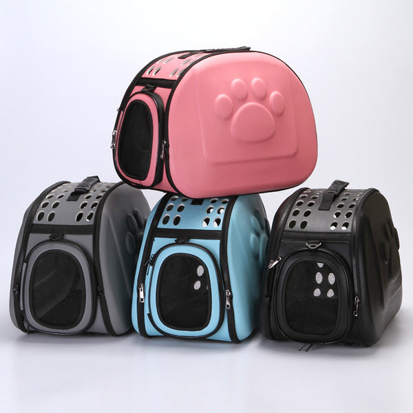 Breathable fashion portable folding travel pet bag