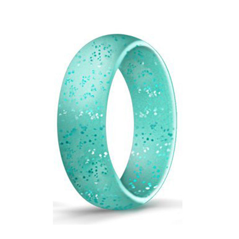 THE Glitter women's silicone ring