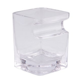 Creative whisky cigar support glass