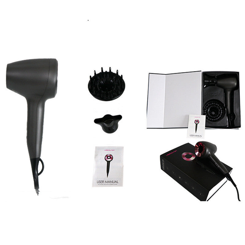 Intelligent induction negative ion high-power hair dryer