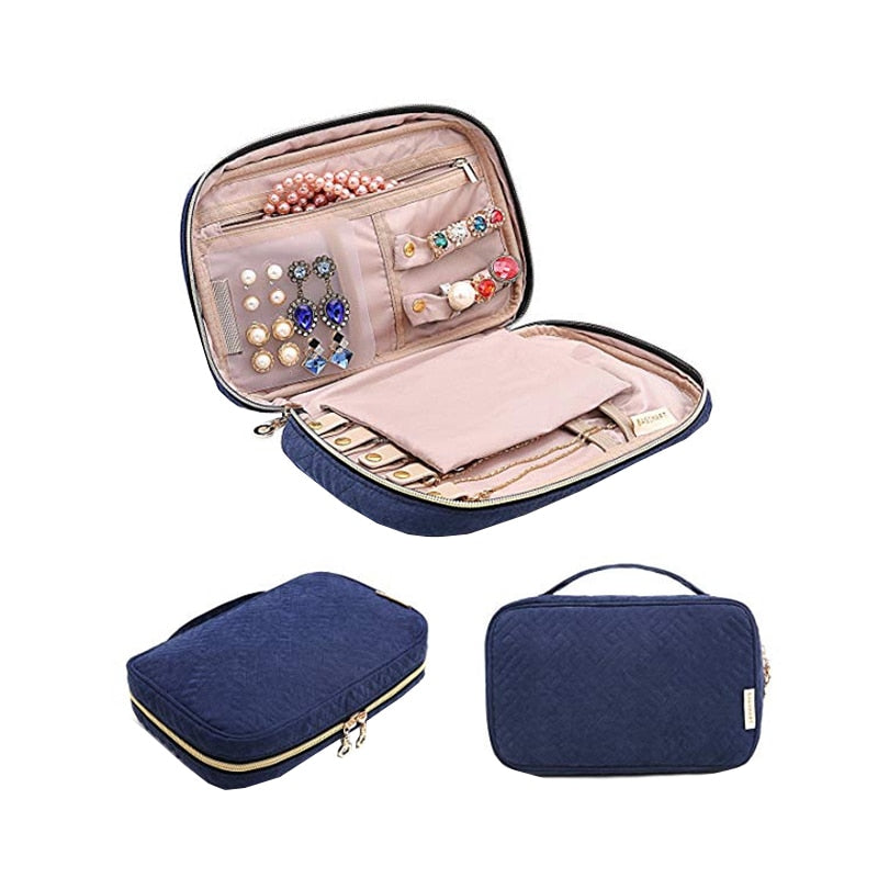 Travel storage jewelry bag