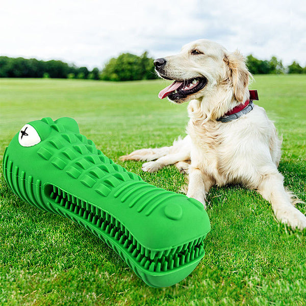 Dog resistant biting teeth toy