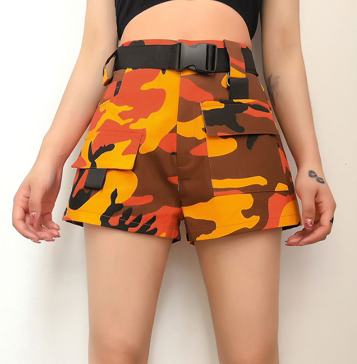 In style camouflage shorts